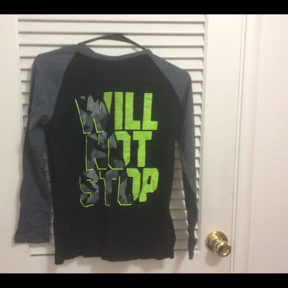 Black graphic tee shirt